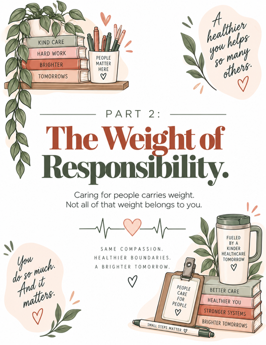 Healthcare Provider Stress Workbook | 10 Printable Reflection Worksheets