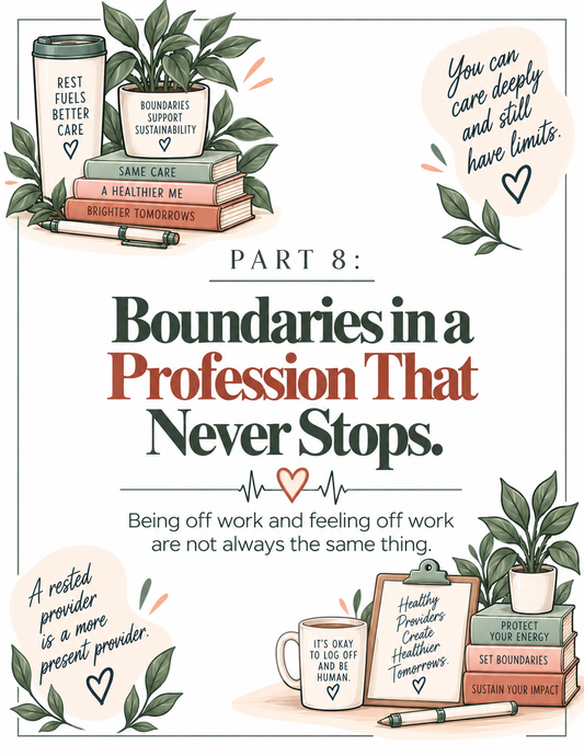 Healthcare Provider Boundaries Workbook | 11 Work-Life Balance Worksheets