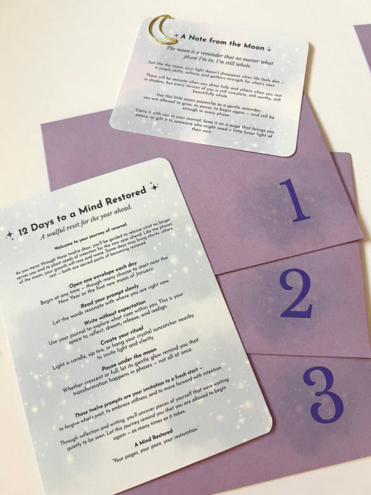 PREORDER: 12 Days to a Mind Restored - Envelope Kit