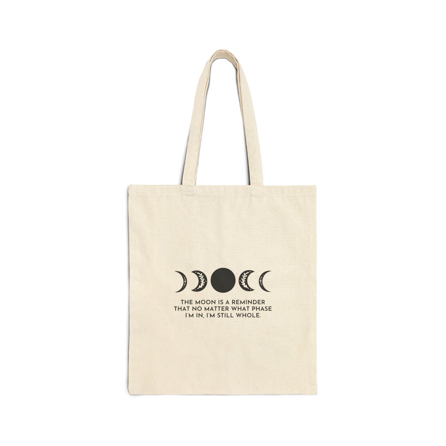 Moon Phase Canvas Tote Bag