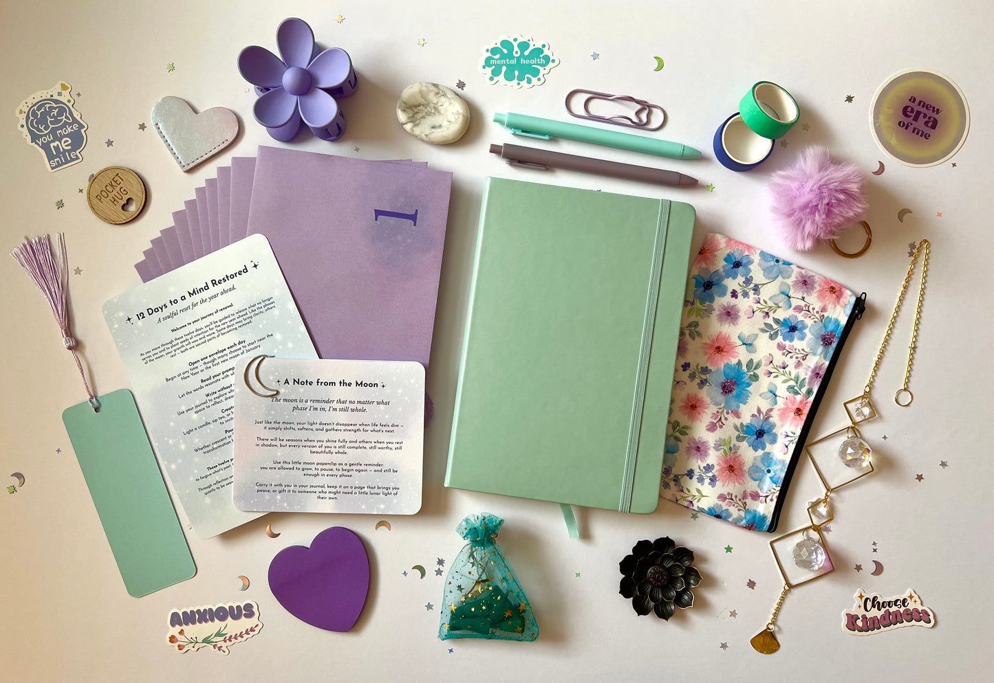 PREORDER: 12 Days to a Mind Restored – The Deluxe Mystery Bundle with Freeform Journal