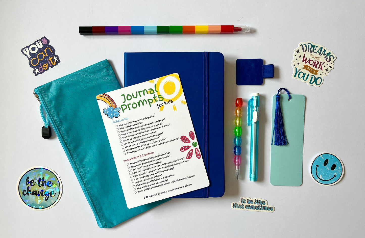Brave & Bright Bundle for Kids with Freeform Journal
