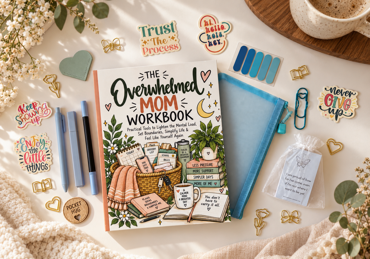 The Overwhelmed Mom Workbook Starter Bundle