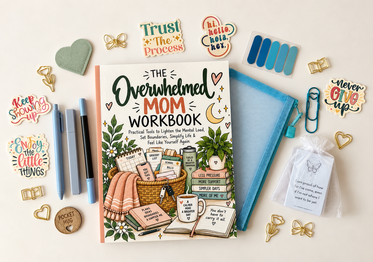 The Overwhelmed Mom Workbook Starter Bundle
