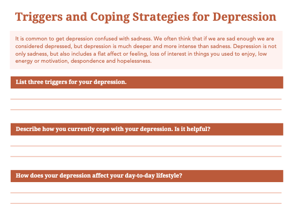 Coping Strategies for Depression