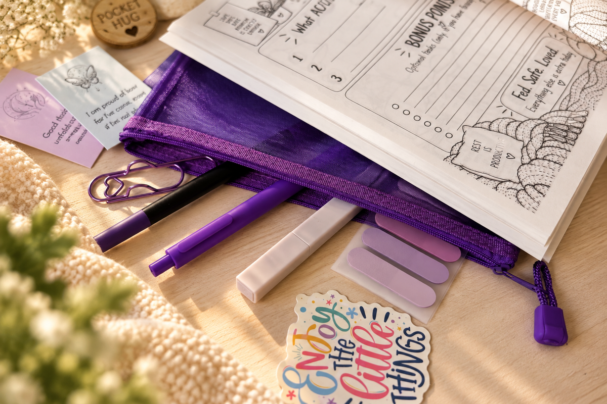 Mom's 5-Minute Reset Workbook Starter Bundle