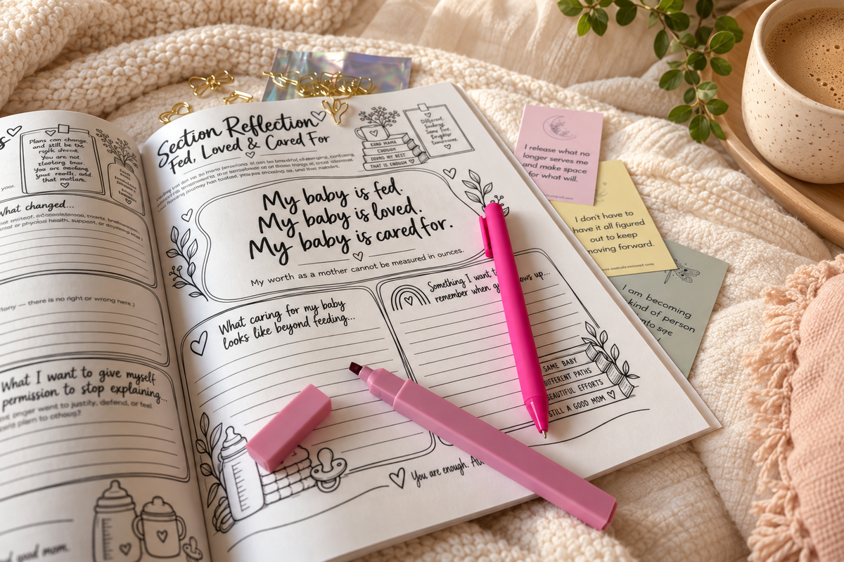 Postpartum Is a Lot Workbook Starter Bundle